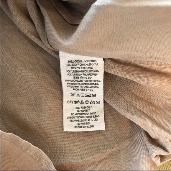 NWT Free People Vegan Faux Leather Mini Skirt Pink Tan Size 0 - Picture 7 of 12